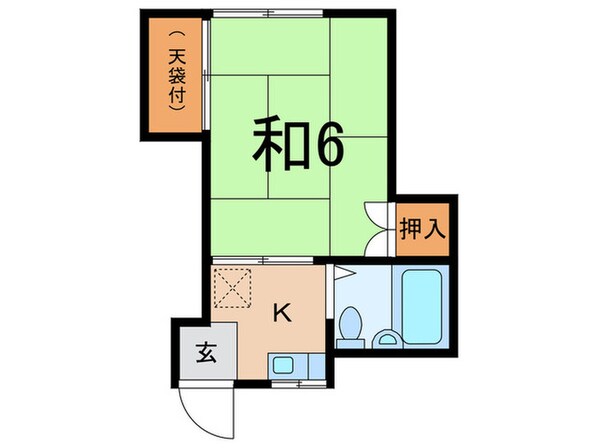 本田ハイツの物件間取画像